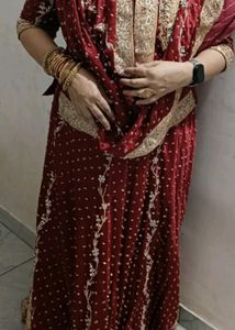 Bridal Lehenga or wear in wedding anniversary func