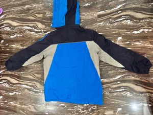 Stylish Colorblock Hooded Jacket