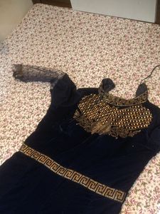 Stone Work Party Wear Gown