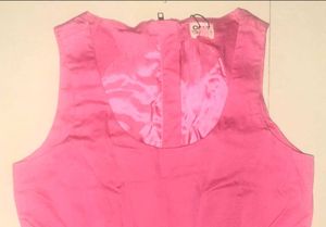 Vibrant Pink Chic Sleeveless Only Dress - Women