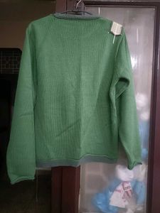 Mens Green Sweatshirt In L 40 Size