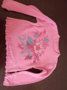 Selling Pink Sweater 4-5 Year Old Girls In ₹150