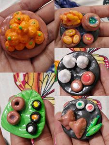 5 Miniature Food fridge magnet