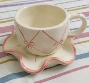 Cute Ceramic Tea Cup and Saucer