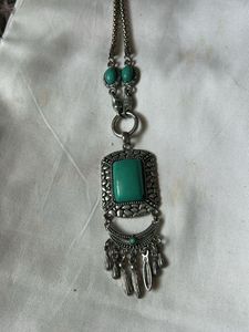 Boho Turquoise Pendant Necklace