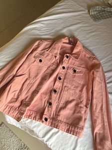 Style up -Women's light Pink Denim Jacket