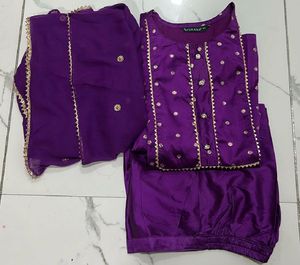 Vibrant Purple Kurta Set