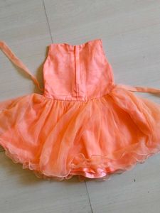 Beautiful Orange Party Dress