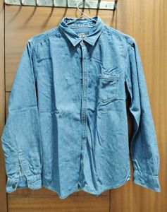 Men's Denim Long Sleeve Shirt