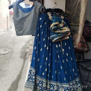Blue Rose Lehenga S