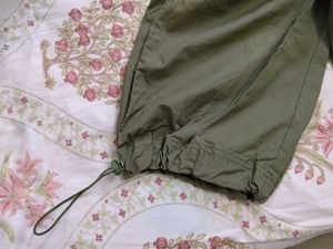 Olive Cargo women Pants