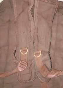 6 Chains Brown School Bag