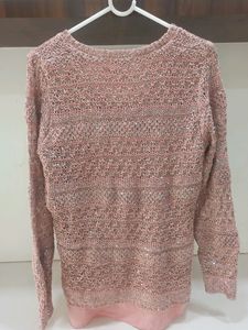Women Soft Net Sequence Work Top