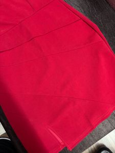 Stunning Red Strapless Mini Dress