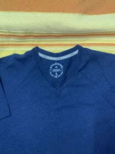 Jockey V-neck navy T-shirt