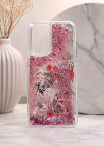 Sparkly Floral Liquid Phone Case