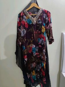Floral Kurta Set with Dupatta