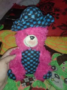 Pink Teddy Bear with Hat