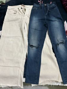 skinny & Wide-Leg jeans