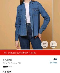 Stylish Blue Denim Shirt
