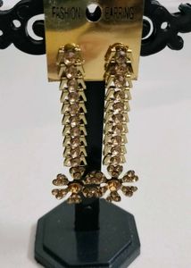 Brand new copper gold earrings