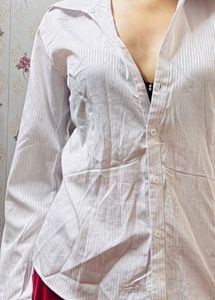 Chic White Button-Down Shirt