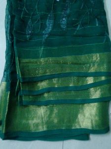 Sequence Work Jari Border Saree