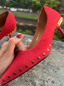 Hot Red Sweatleather Pumps!❤️