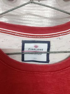 Red Crew Neck Sweatshirt