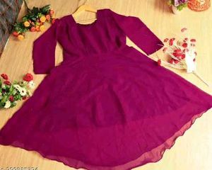 BLACK ANARKALI KURTI ..