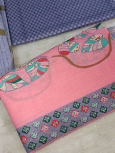 Beautiful Lavender Printed dress material