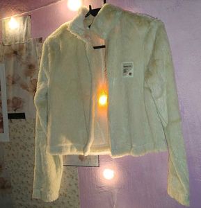 Cream Fur Jacket