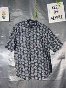 Men's Short Sleeve Patterned Shirt