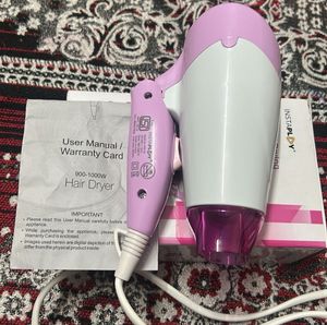 Instapldy Powerful Hair Dryer - Pink &amp; White