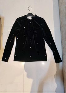 Vero Moda party  Velvet Pearl Top
