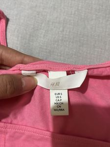 H&amp;m Pink Long Sleeve Top