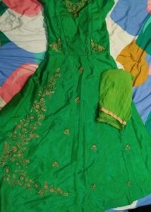 Embroidered Anarkali suit