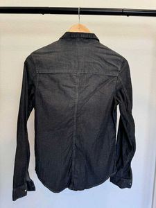 Calvin Klein Unisex Charcoal Denim Shirt