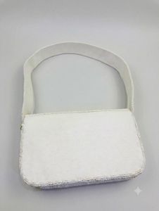 Lemon Beaded Clutch Bag
