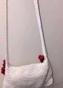 Charming Crochet Crossbody Bag