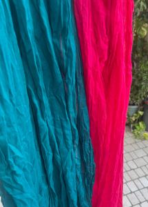 Vibrant Pink &amp; Teal Dupattas (Set of 2)
