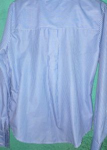 Chic White Tank Top with Striped Shirt Layer