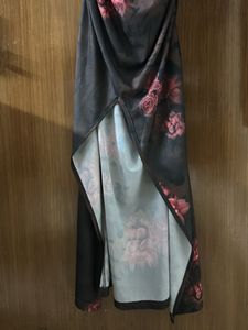 Elegant Floral Print Maxi Dress