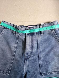 Graffiti Print Wide Leg Jeans