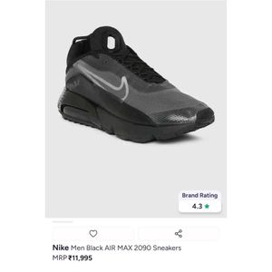 Nike Men Black Air Max 2090 Sneakers