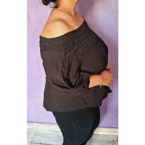 Plus Size Off Shoulder Top