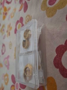 Gold Hoop Earrings Set of 6