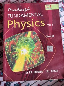 Pradeep’s Fundamental Physics – Vol. I (Class XI)