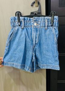 Light Wash Denim Shorts