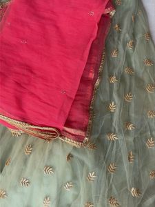 Elegant Embroidered skirt with duppatta. No blouse